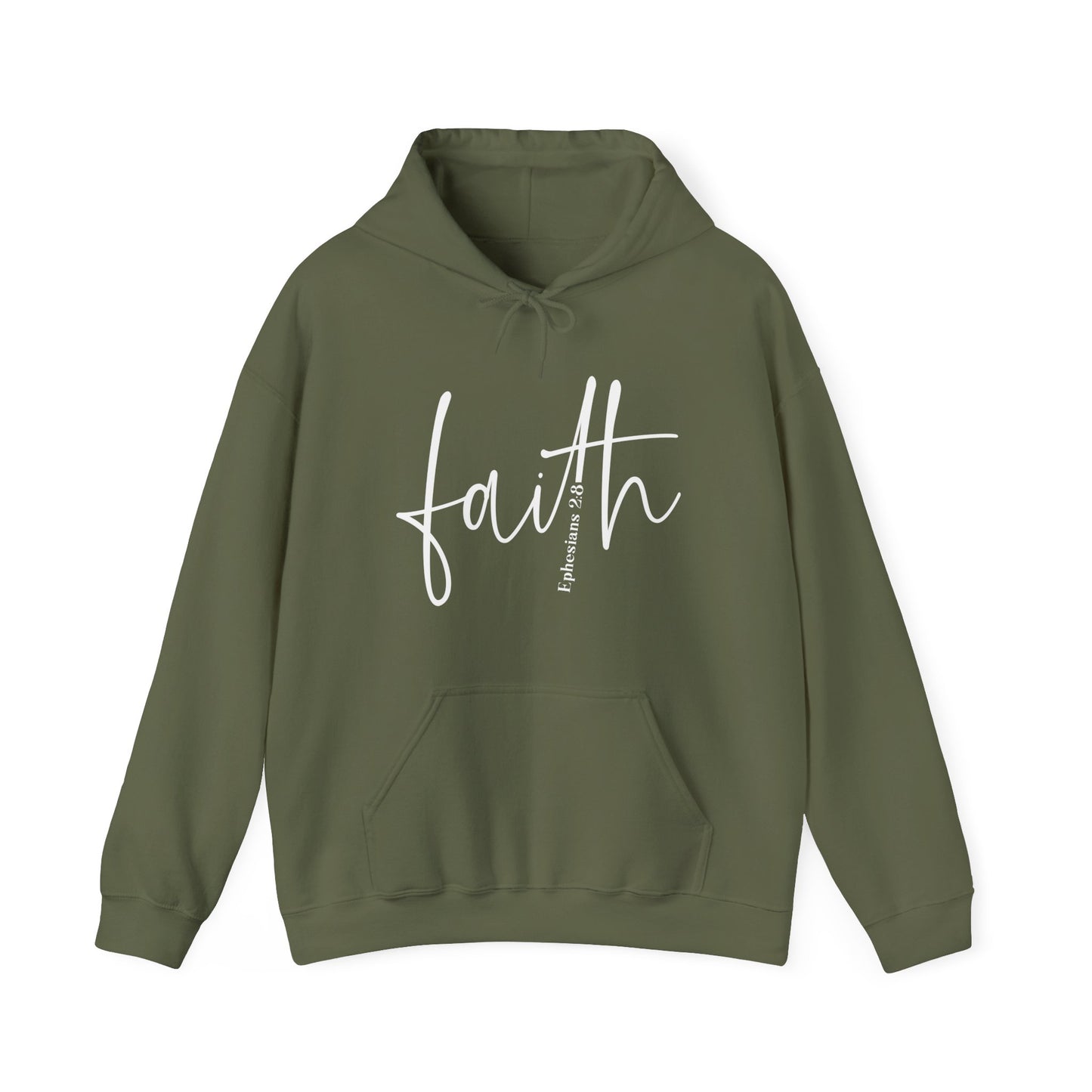 Faith (White) Hooded Sweatshirt