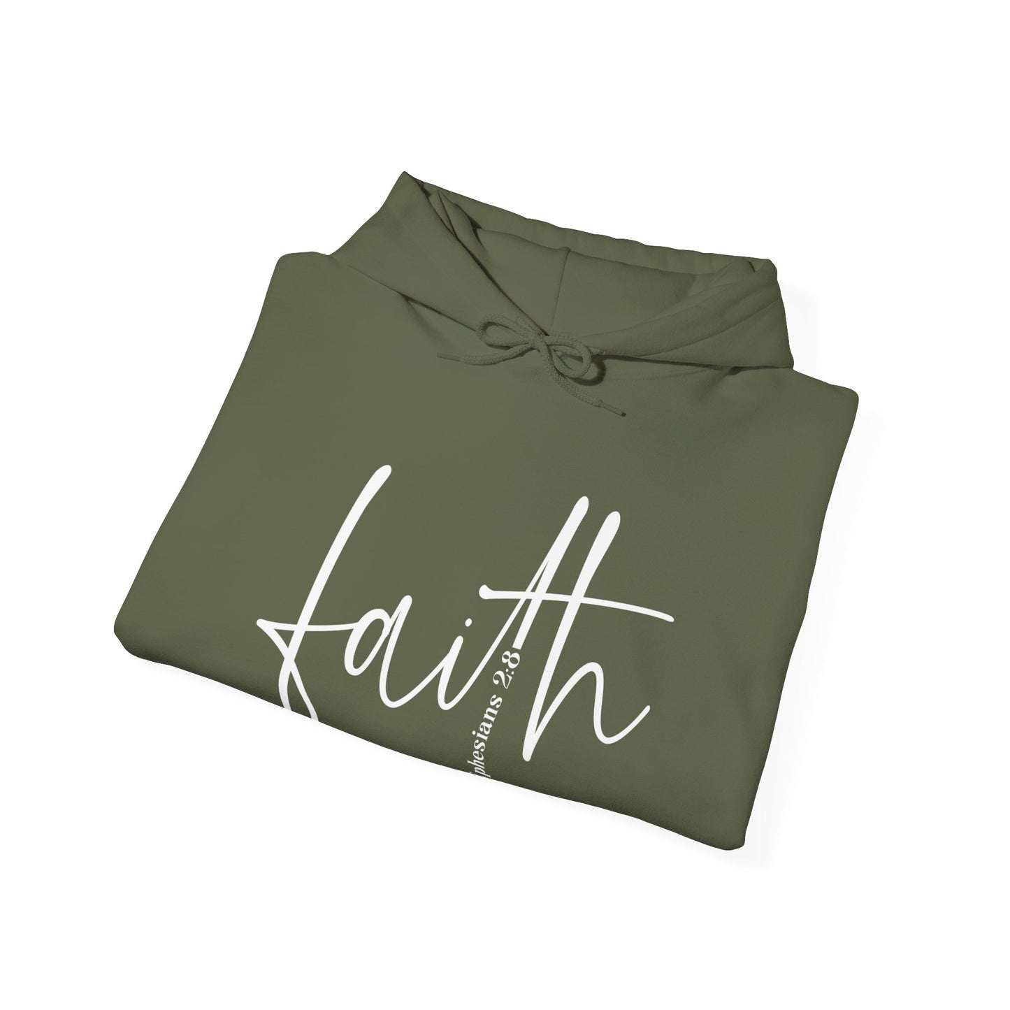 Faith (White) Hooded Sweatshirt
