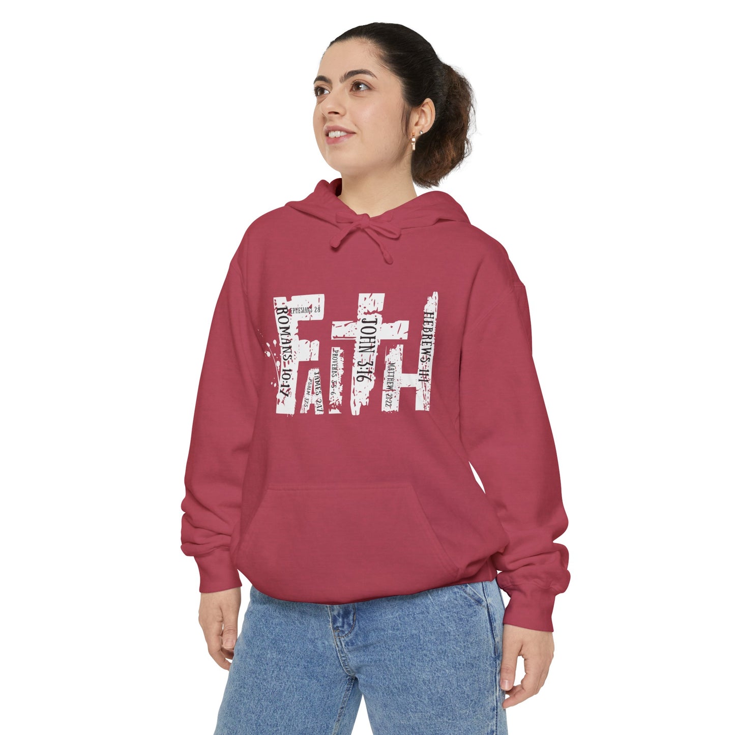 Faith Vintage Artistic Graphic Hoodie