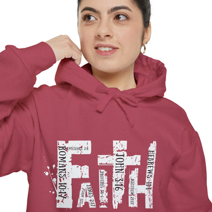 Faith Vintage Artistic Graphic Hoodie